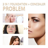 2 in 1 Foundation Anti-wrinkle Concealer