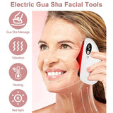 Gua Sha Facial Tool, Electric Black Obsidian Guasha Tool For Face,