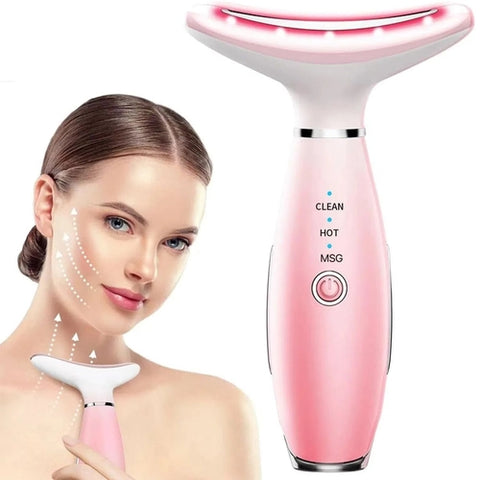 Neck Face Massager, Skin Care Face Massage Tool, 3-in-1 Facial