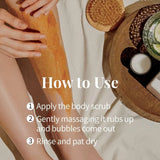 PLU Body Scrub Pink Floral 200g