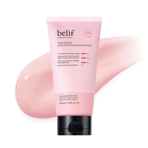 Belif - Super Knights - Pore Firming Vegan Pack Cleanser - 150ml - Kl Skincare