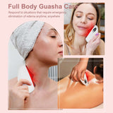 Gua Sha Facial Tool, Electric Black Obsidian Guasha Tool For Face,