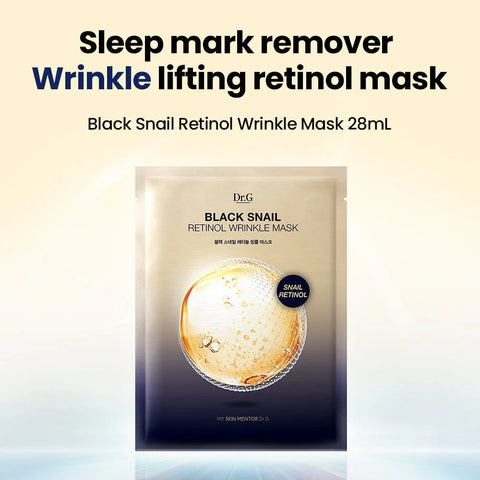 Dr.G Black Snail Retinol Wrinkle Mask - Kl Skincare