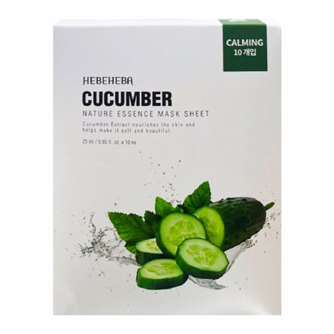 HEBEHEBA CUCUMBER NATURAL ESSENCE MASK SHEET - Kl Skincare