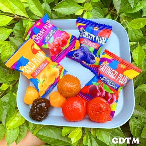 Colorful Plum Delicious Dried Prunes