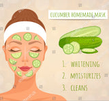 HEBEHEBA CUCUMBER NATURAL ESSENCE MASK SHEET