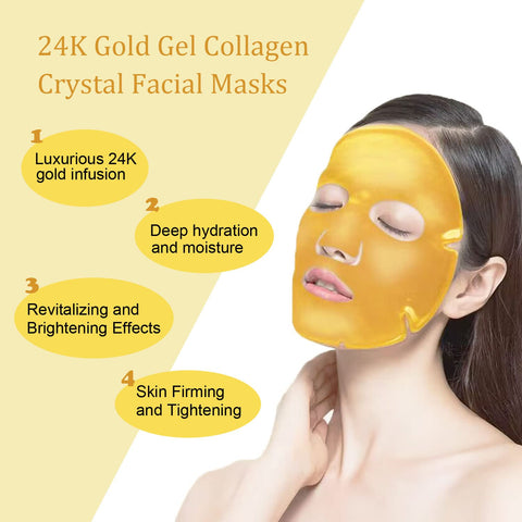 COLLAGEN CRYSTAL FACIAL MASK GOLD