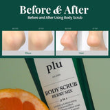 Plu Body Scrub Refreshing Berry Mix 200g - Kl Skincare