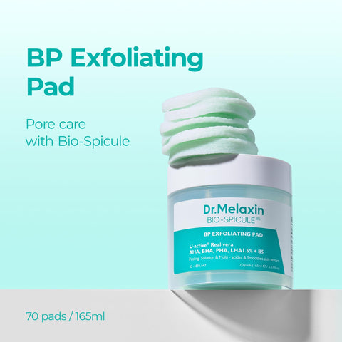 [Dr.Melaxin] BP Bio Spicule Pore Exfoliating Toner Pad 70Pads - Kl Skincare