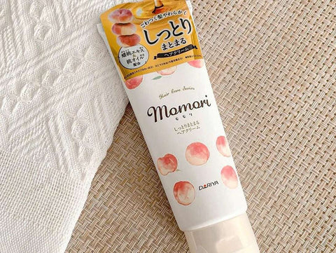 Momori Non-Rinse Treatment Moist & Cohesive Hair Cream for Hard Hair Thick Hair
