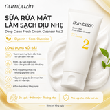 Numbuzin No.2 Deep Clean Fresh Cream Cleanser