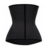 Women Latex Zipper Hook Underbust Corset Waist Trainer Cincher Body - Kl Skincare