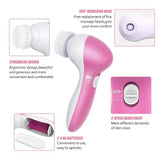 5 in 1 Face Massage Cleansing Brush Set - Kl Skincare