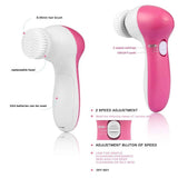 5 in 1 Face Massage Cleansing Brush Set - Kl Skincare