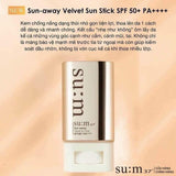 SU:M37 Sun-away Velvet Sun Stick 18g & Cleansing Water 100ml – Special Set