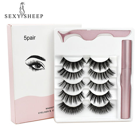 5 Pairs Magnetic Eyelashes