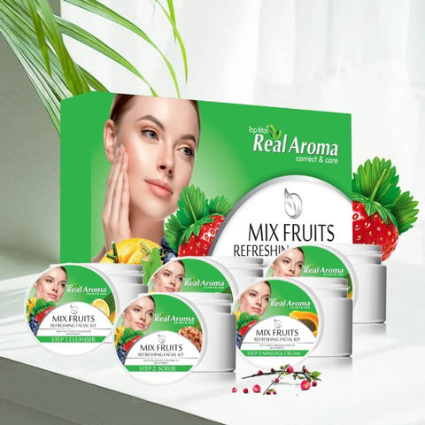 Topmax Real Aroma Mix Fruits Refreshing Facial Kit 5 in 1