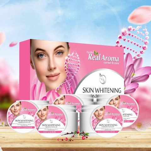 Topmax Real Aroma Skin Whitening Fairness Facial Kit 5 in 1