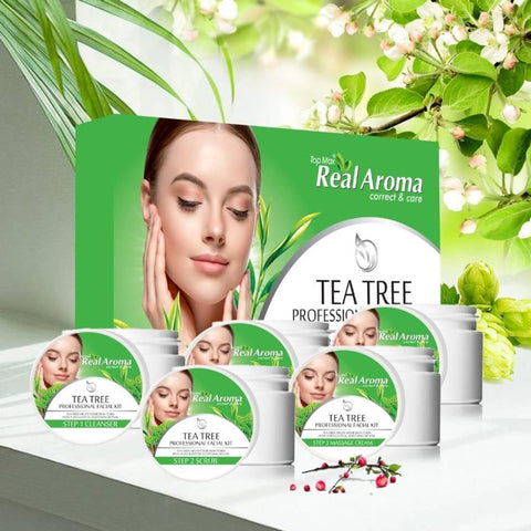 Topmax Real Aroma Tea Tree Professional Facial Kit 5 in 1