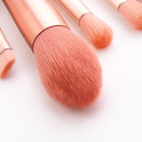 Pink Makeup Brushes Set