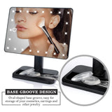 22 LED Lights Touch Screen Makeup Mirror