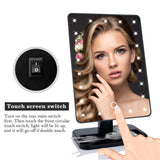 22 LED Lights Touch Screen Makeup Mirror