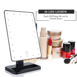 22 LED Lights Touch Screen Makeup Mirror