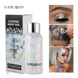 Cosmetics Face Body Glitter Cream