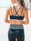 Black Double Layer Sports / Yoga Bra