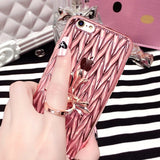 Luxury Plated Ring Holder iPhone Case