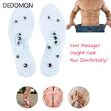 1Pair Shoe Gel Insoles Feet Magnetic Therapy Health Care for Men Comfort Pads Foot Care Relaxation Gifts