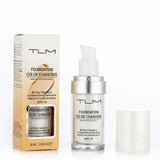 TLM Pro Color Changing Foundation Makeup Base Nude Face Liquid Cover Concealer Longlasting Makeup Gift sombras Skin care Foundation