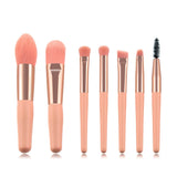 Pink Makeup Brushes Set