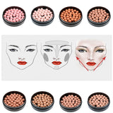 Face & Eyeshadow Cosmetics Powder Balls