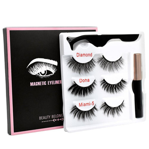 Magnetic False Eyelashes Eyeliner