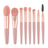 Pink Makeup Brushes Set