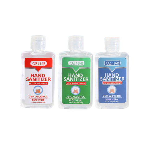 Clear Hand Sanitizer Gel 100mL Set - OZ Lab