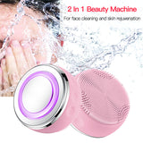 LED Light Silicone Heating Face Cleanser