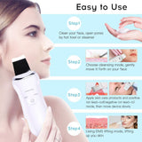 Ultrasonic Blue Light Face Deep Cleaning Skin