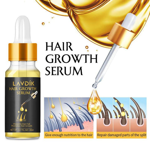 LAVDIK Ginger Fast Hair Growth Serum Essential Oil