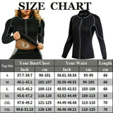 Women Sweat Sauna Suit Body Shaper Hot Slimming Long sleeve Thermo Neoprene Weight loss Gym Sauna Body Sharper Sweatshirts