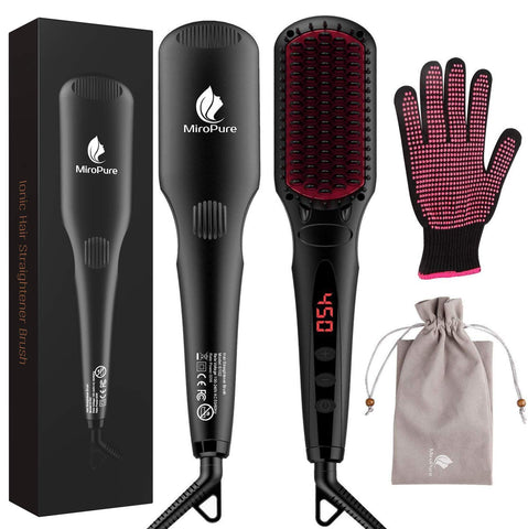 MIROPURE Hair Straightener Brush