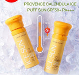 Nature Republic Provence Calendula Ice Puff Sun with SPF 50++ PA Sun Block.