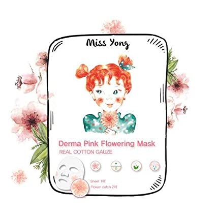 Derma Pink Flower Mask