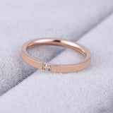 High quality 4mm Wholesale Simple Ring