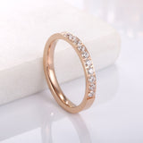 High quality 4mm Wholesale Simple Ring